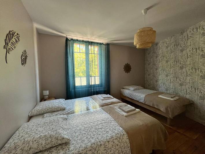 Chambre d’hôte pour 4 personnes, avec vue ainsi que terrasse et jardin à Moissac - 3
