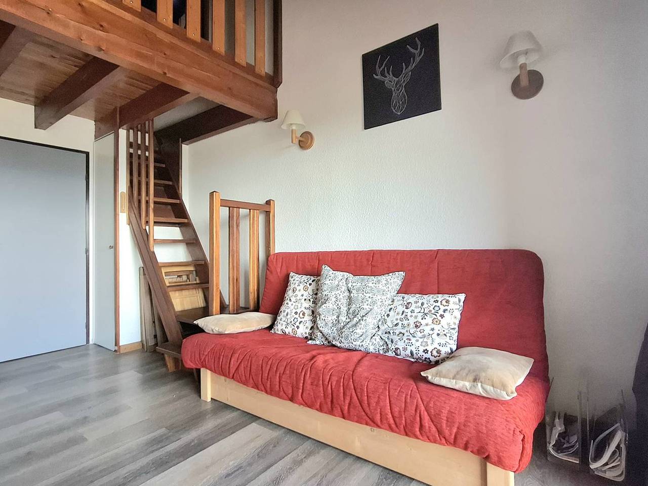 Studio entier, Charmant T2 cabine 6 pers. avec balcon sud, parking privatif à Bolquère in Thuir, Côte méditerranéenne (France)