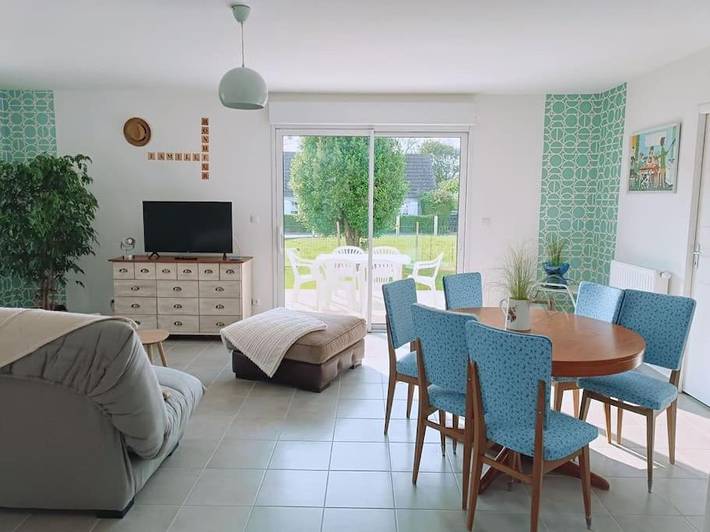 Location de vacances pour 6 personnes, avec Terrasse et Jardin à Géfosse-Fontenay
