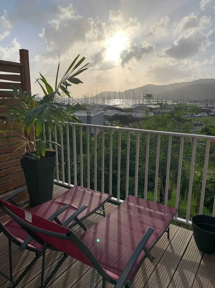 Gîte pour 4 personnes, avec terrasse dans Marina du Marin - 3