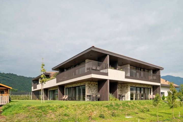 Estudio entero, Apartamento 'Grafferhof II' con vistas a la montaña, wifi y aire acondicionado in Oltrisarco-Aslago, Bolzano