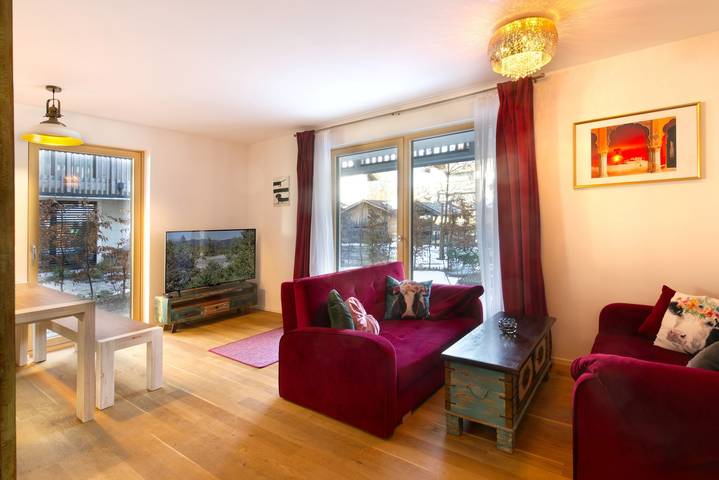Ferienwohnung für 3 Personen, mit Terrasse im Mittenwald