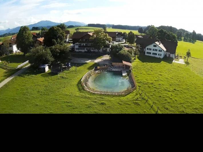 Bauernhof für 4 Personen, mit Balkon und Balkon/Terrasse sowie Terrasse und Garten im Allgäu