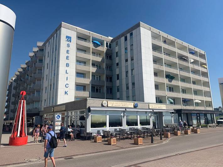 Ganze Ferienwohnung, Seeblick - Sandbank Domizil im Haus Seeblick - Blick auf die Nordsee! in Borkum Nordbad - Badestrand, Borkum