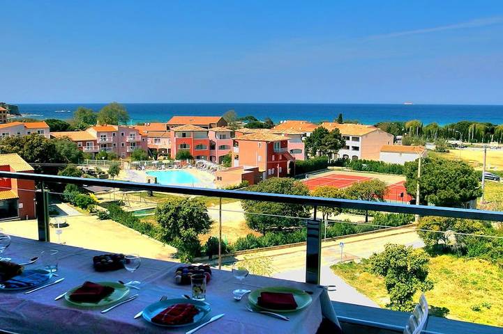 Appartement de vacances pour 4 personnes, avec jardin et balcon