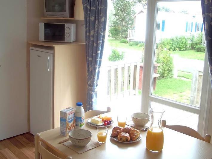 Camping Paradis Les Galets de la Mollière - Mobilheim 6 personen - 3 Schlafzimmer - Tv - Bbq in Cayeux-sur-Mer, Abbeville und Umgebung