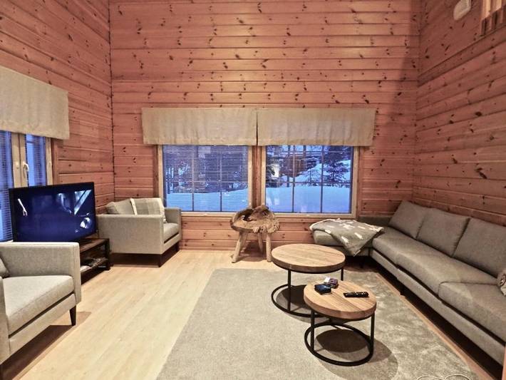 Chalet pour 12 personnes, avec terrasse et sauna