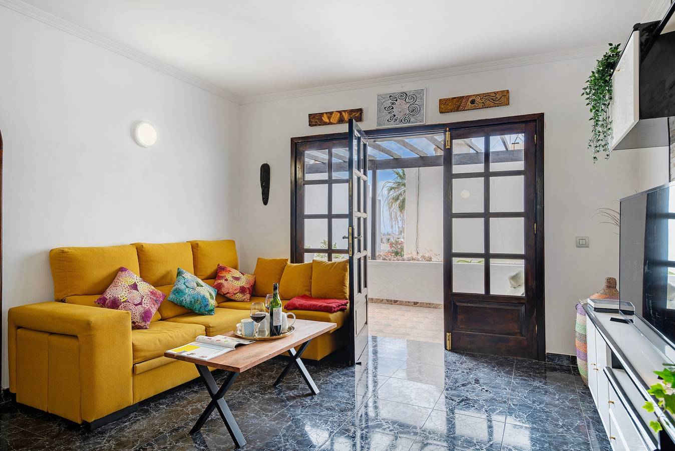 Maison de vacances 'Apartamento Acogedor' avec terrasse privée, jardin privé et Wi-Fi. in Puerto del Carmen, Tías