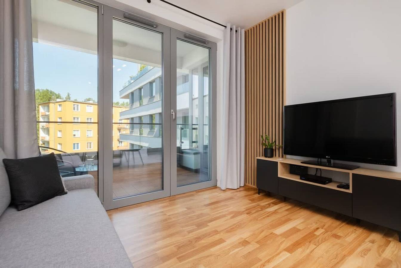 Appartement entier, Obro  c  w Wybrze  a 6   Beautiful Apartment   Balcony in Gdynia, Tricity