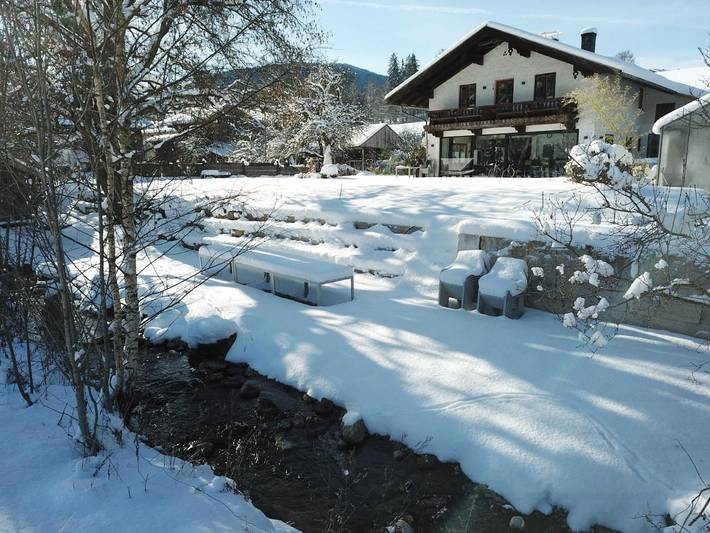 Ferienhaus für 35 Personen, mit Balkon und Terrasse sowie Garten und Sauna