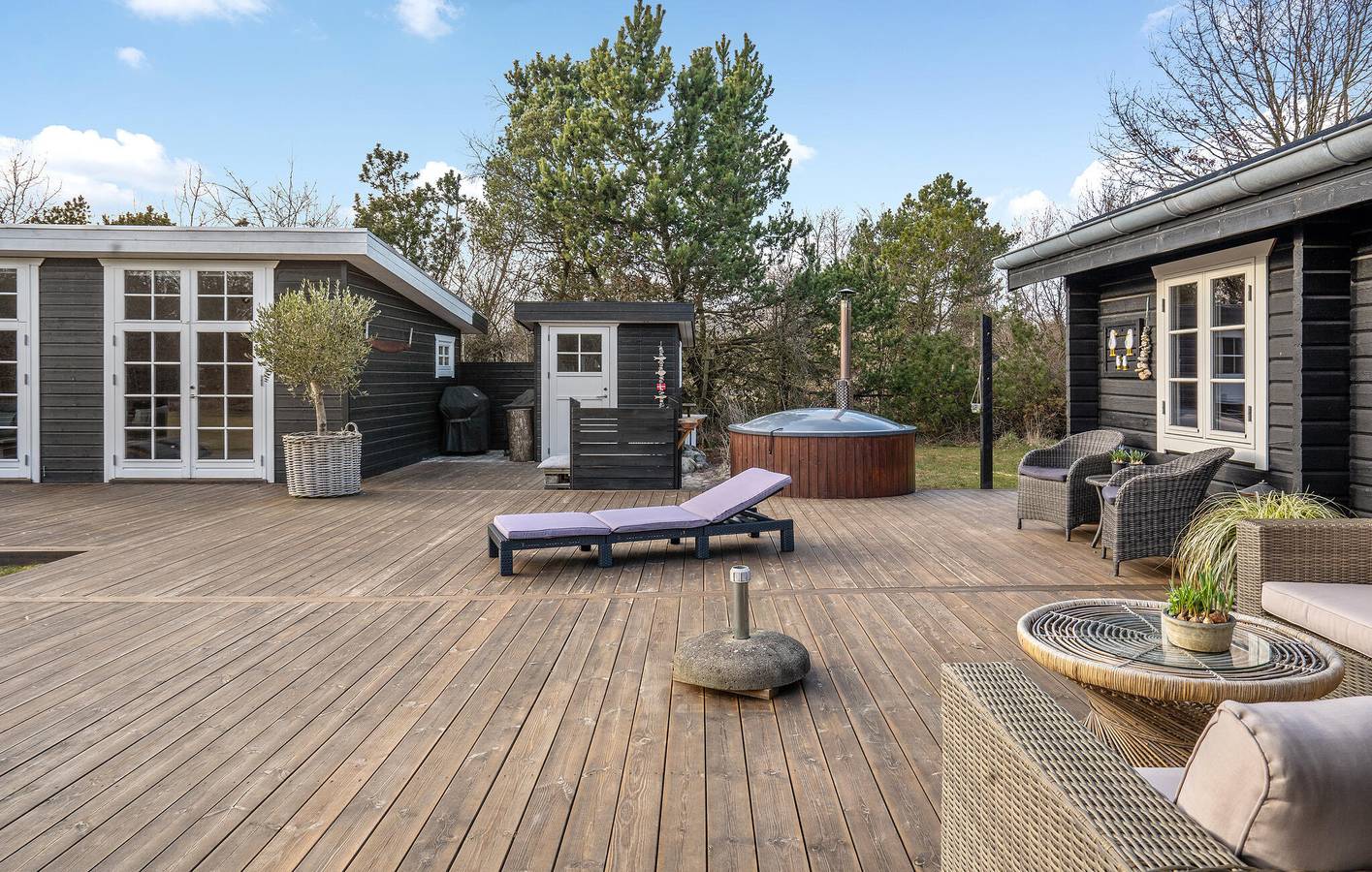 Feriehus for 6 personer med terrasse in Bratten, Jerup