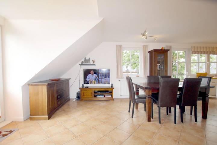 Ganze Wohnung, Ferienwohnung mit 3- Zimmern über ca. 100m² im Obergeschoß und Spitzboden in Nordfriesische Inseln (Schleswig-Holstein) (Schleswig-Holstein), Wyk auf Föhr