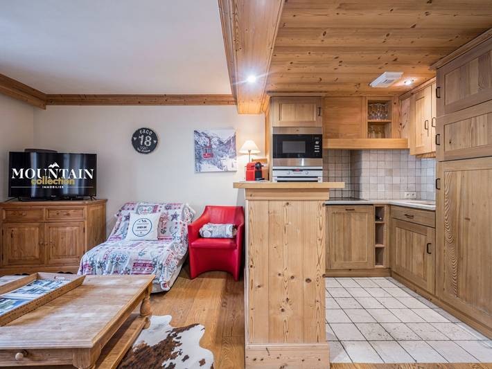 Appartement entier, Appartement confortable avec accès direct aux pistes, parking et vue sur Bellevarde in Val-d'Isère, Massif de la Vanoise