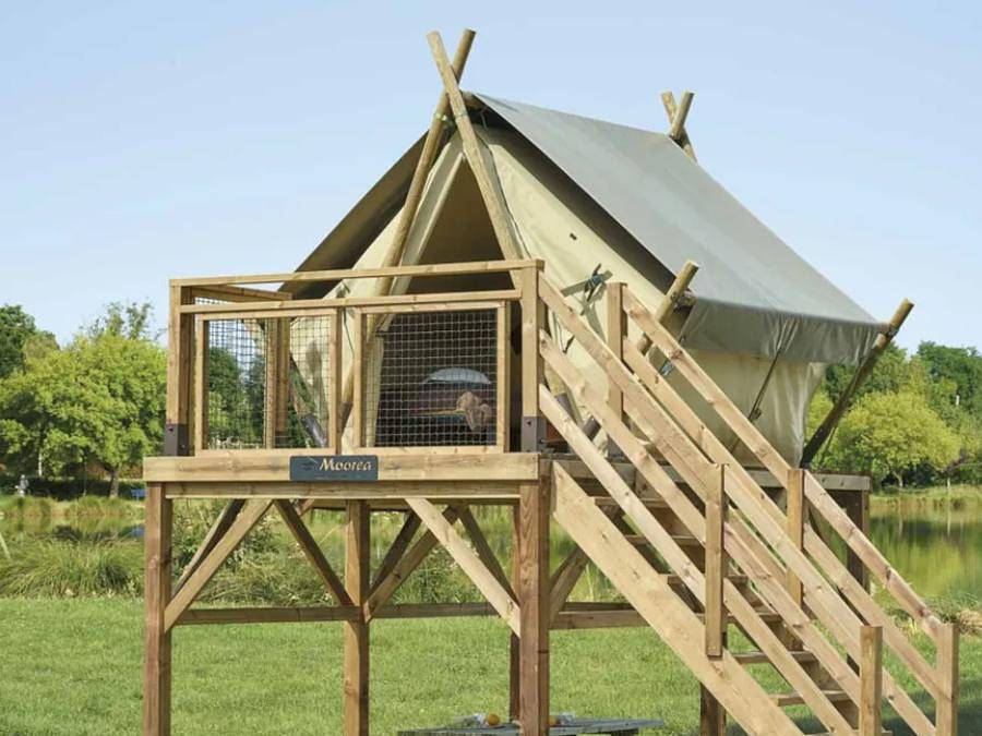 Camping Le Lac des Varennes - Unique 2 personnes - Tente Moorea 11 m² in Marçon, Vallée de la Loire