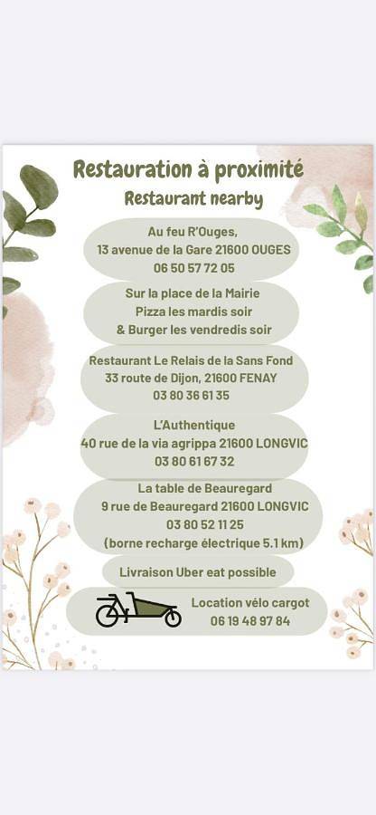 Gîte pour 4 personnes, avec Jardin à Ouges - 4