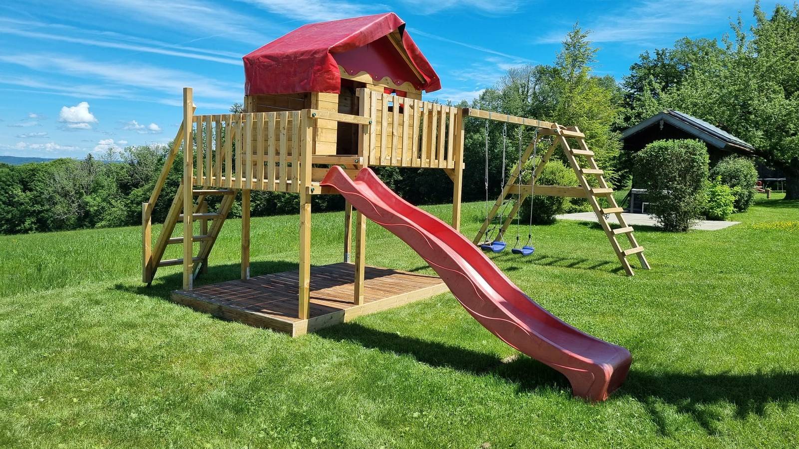 Ganze Ferienwohnung, Ferienwohnung bei uns dahoam - Ferienwohnung bis 4 Personen, Balkon, 80 qm in Wonneberg, Rupertiwinkel