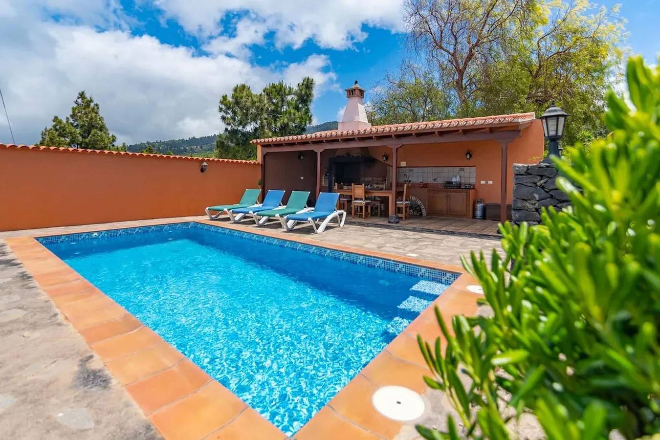 Charming villa with sea view in Puntagorda in El Pueblo, Puntagorda