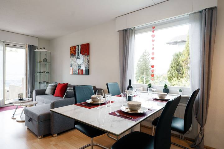 Ferienwohnung für 4 Personen, mit Ausblick in der Ostschweiz