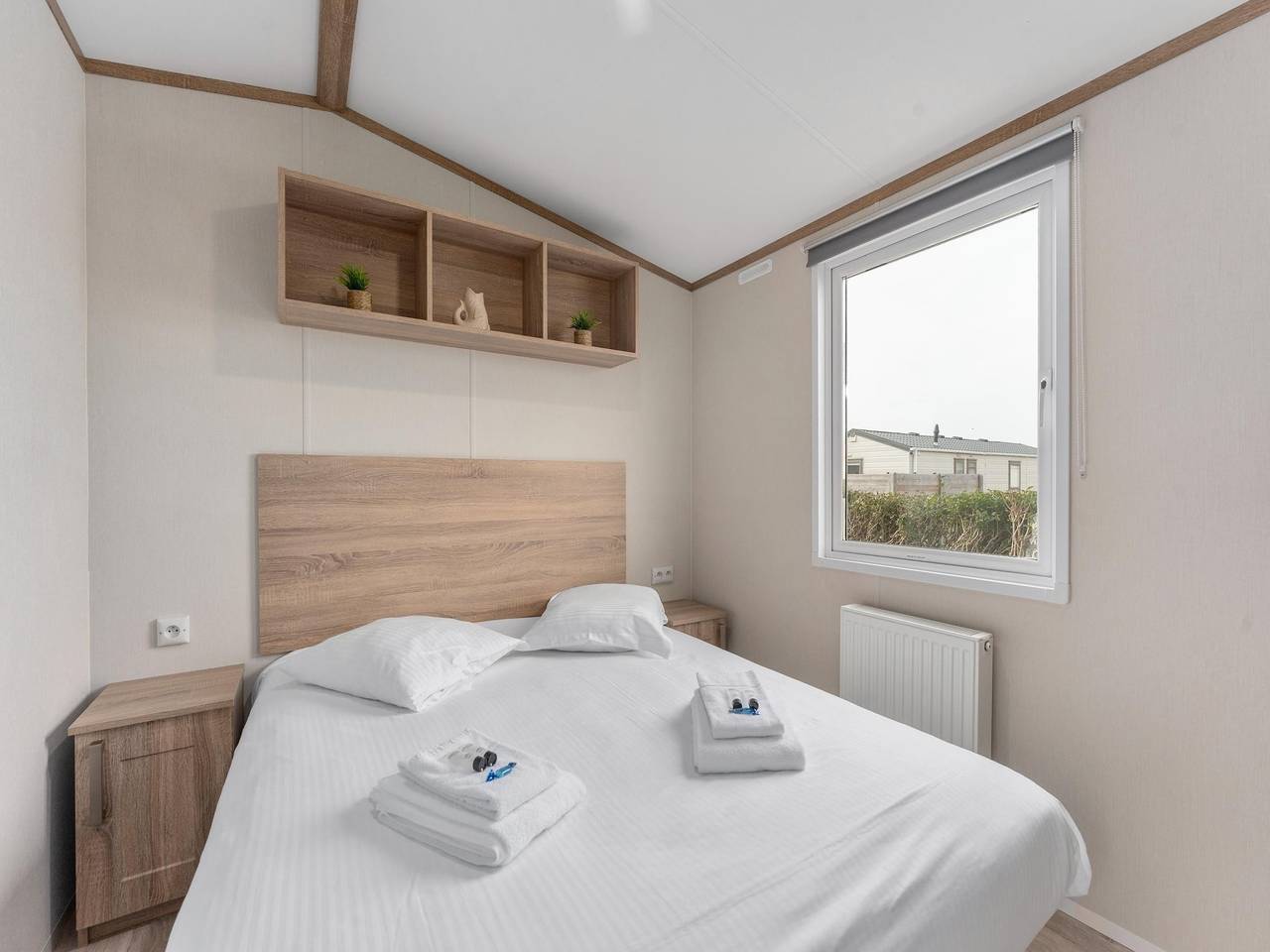 Maison mobile confortable entourée par nature in Wenduine, Le Coq