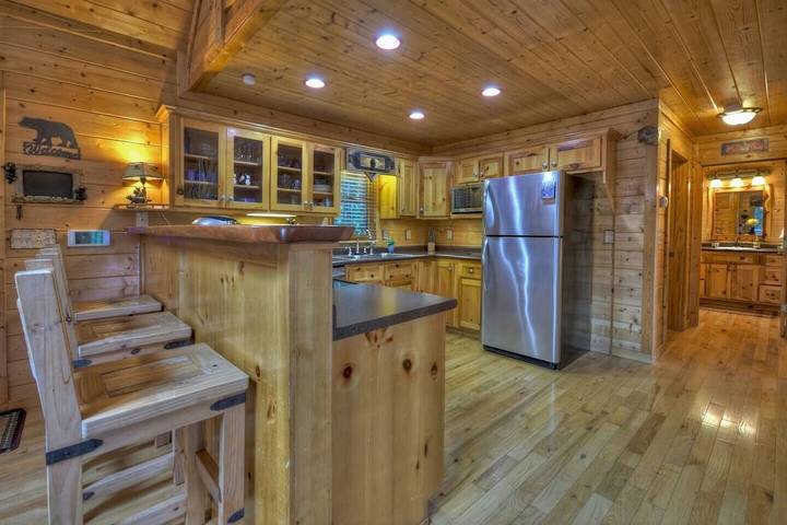 Blockhütte für 8 Personen, mit Garten und Whirlpool, mit Haustier - 1