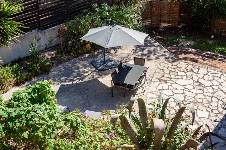 Appartement de vacances pour 4 personnes, avec jardin