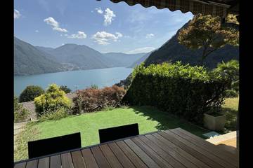 Gîte pour 4 personnes, avec jardin et vue sur le lac à Argegno