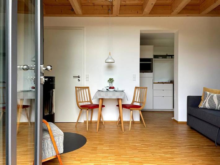 Apartamento de vacaciones para 3 personas, con vistas y jardín - 1