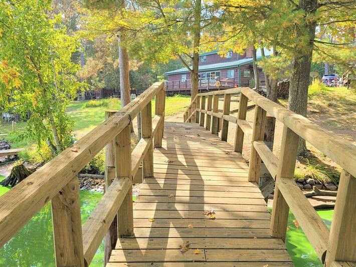 Lodge for 12 people, with garden in Wisconsin
