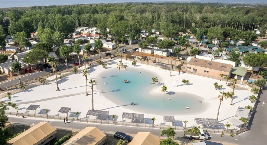 Wohnwagen für 6 Personen, mit Kinderpool und Sauna, mit Haustier - 1