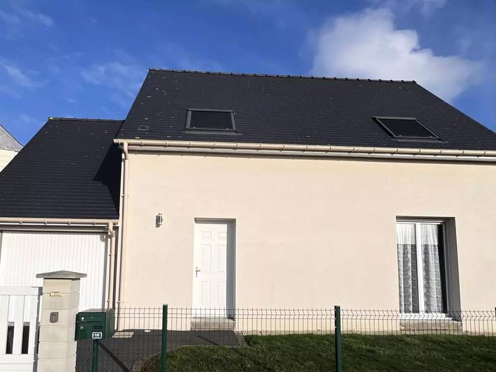 Location de vacances pour 8 personnes, avec vue et jardin à Matignon