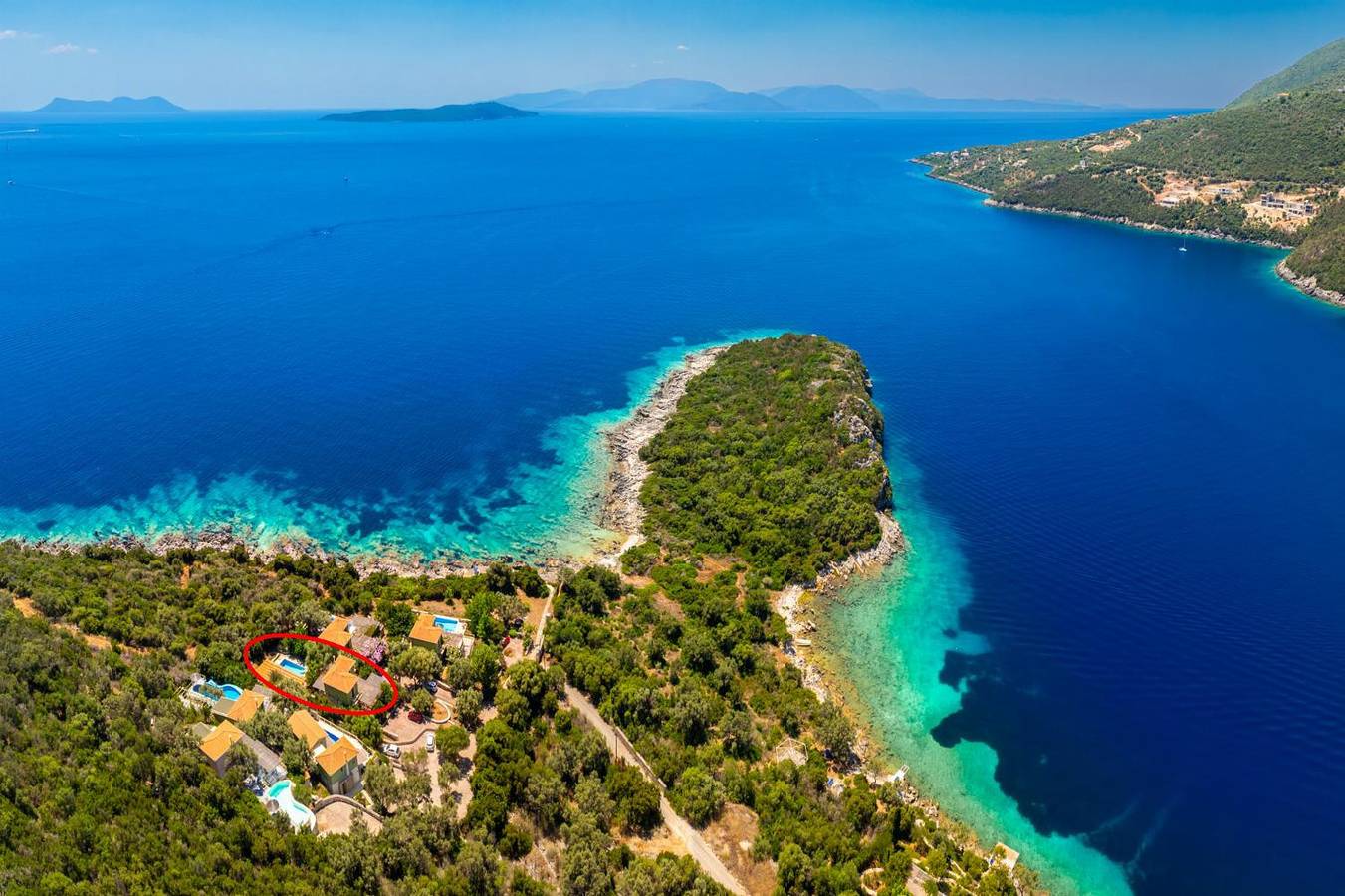 Βίλα για 4 άτομα με μπαλκόνι in Σύβοτα (Λευκάδα), Ελλάδα
