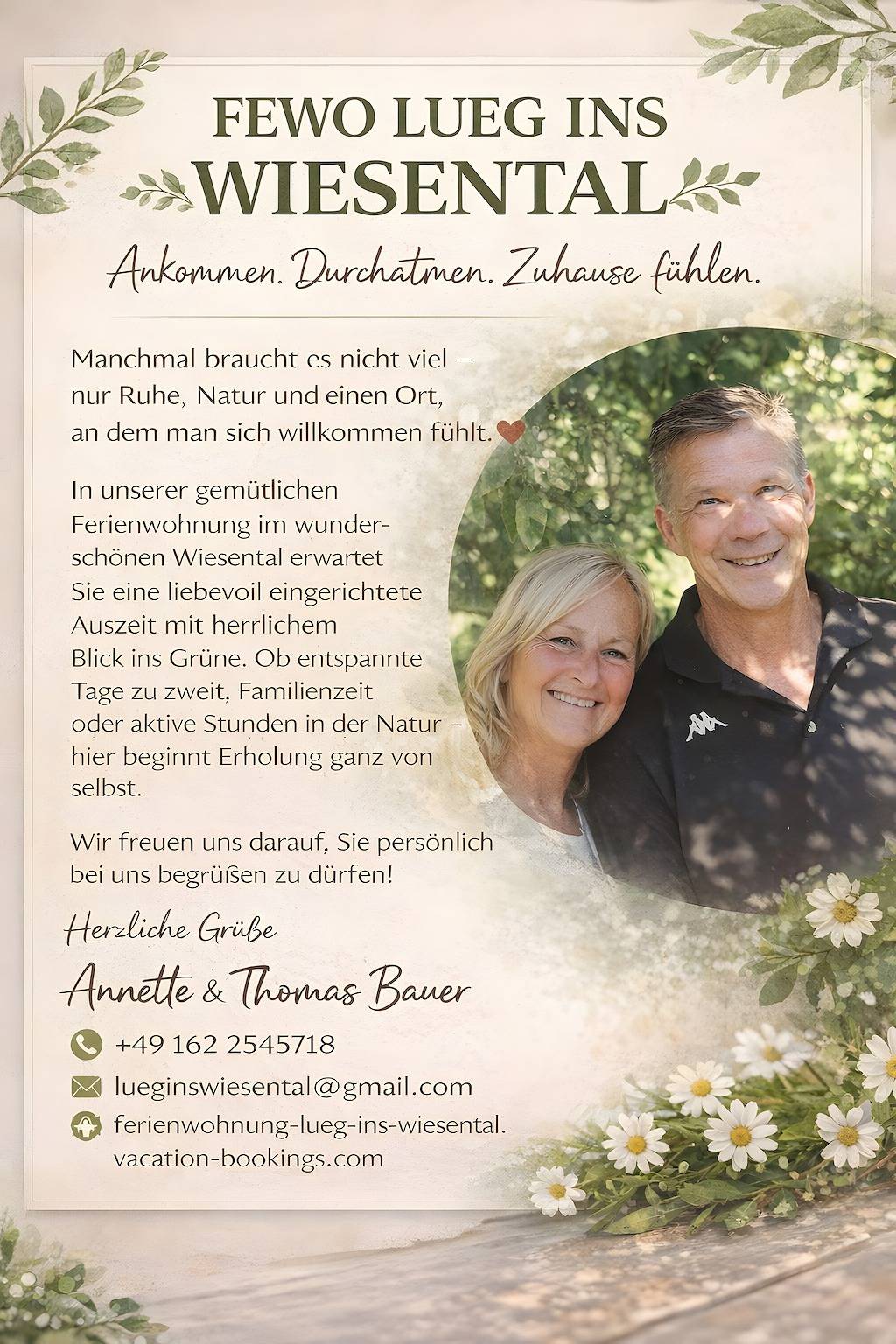 Ganze Wohnung, 'Ferienwohnung Lueg Ins Wiesental' mit Bergblick, Balkon und Wi-Fi in Steinen, Südschwarzwald