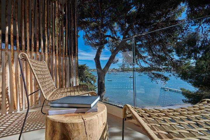 Hôtel pour 2 personnes, avec Terrasse et Jacuzzi ainsi que Piscine et Sauna