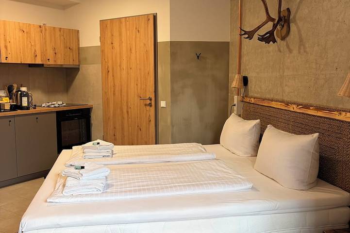 Appartement entier, Historia Studio Apartments in Bielefeld: Pet-Friendly with a Terrace & Wi-Fi in Heepen, Bielefeld