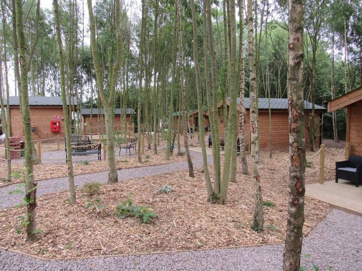 Glamping for 2 people, with Terrace and Hot tub as well as Garden in Nottingham