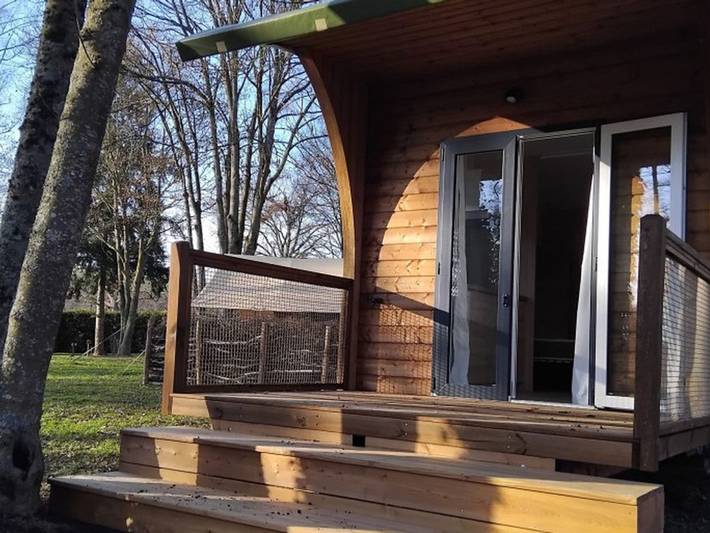 Mobil home pour 2 personnes, avec Sauna