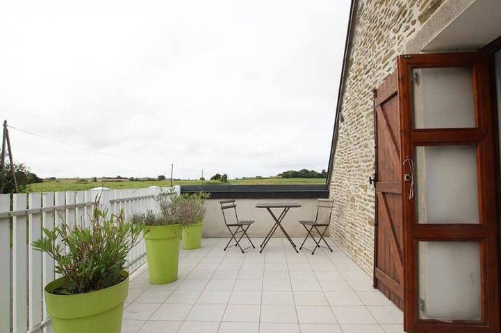 Maison de vacances pour 4 personnes, avec jardin, animaux acceptés à Huisnes-sur-Mer