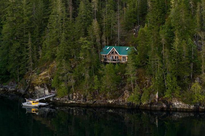 Lodge voor 8 personen, met terras en uitzicht, met huisdier in Canada