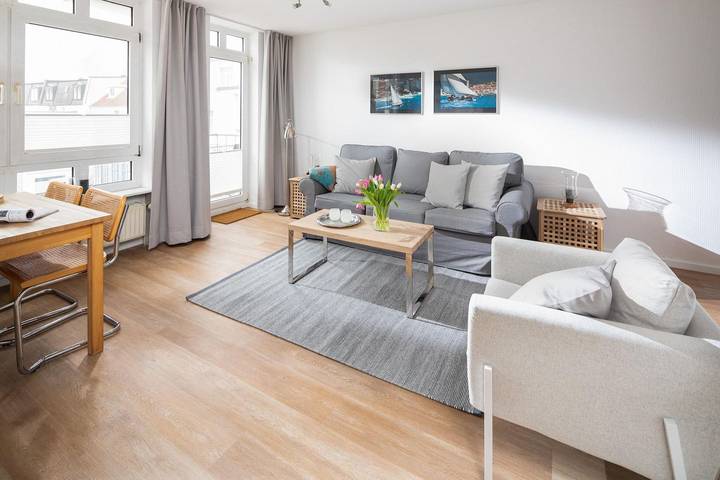 Ferienwohnung für 2 Personen, mit Balkon/Terrasse, mit Haustier auf Norderney - 3