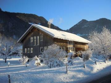 Ferienwohnung für 3 Personen, mit Garten in Schnepfau