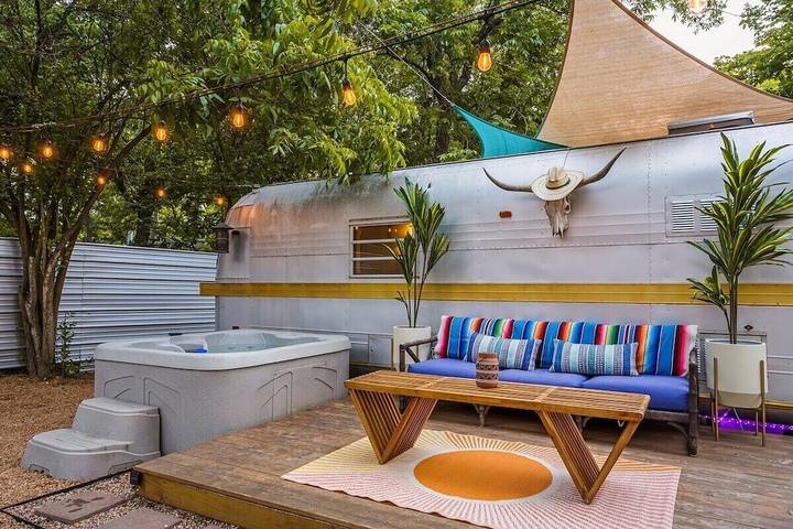 Vacation rental for 2 people, with hot tub and yard in Austin (TX)