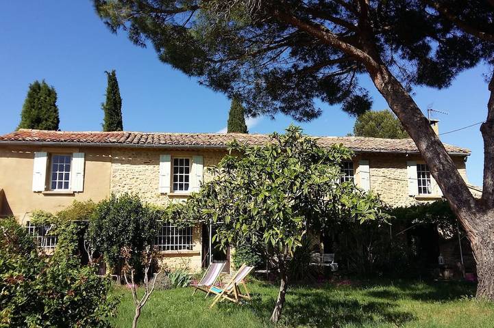 Maison de vacances pour 10 personnes, avec Terrasse ainsi que Jardin et Piscine