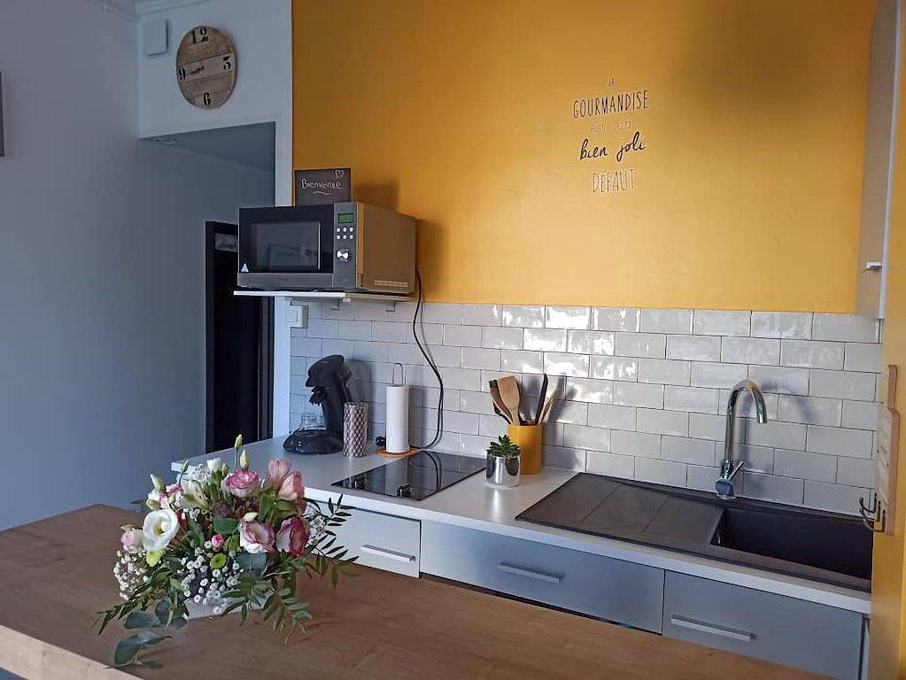 Appartement entier, 11*Cosy Studio Flomane* proche plage - parking gratuit in Ault, Région d'Abbeville