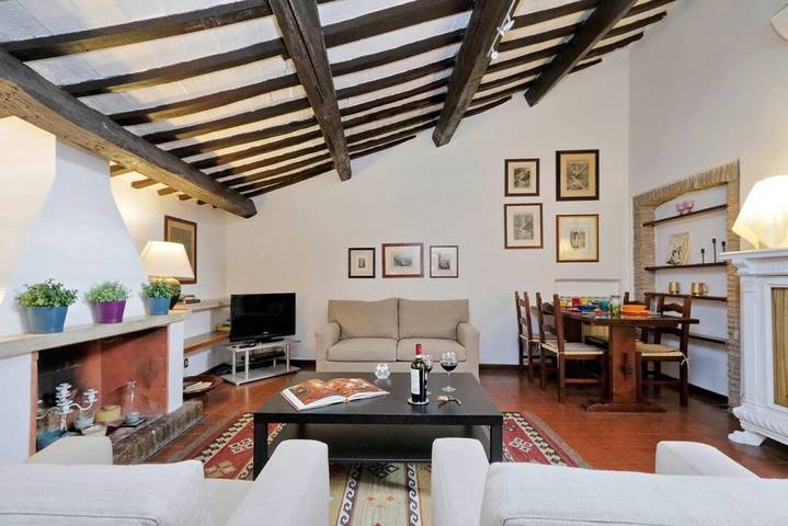 Appartamento per 4 persone, con balcone/terrazza a Trastevere