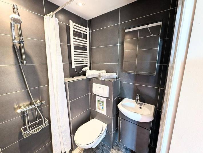 Location de vacances pour 3 personnes, avec terrasse et jardin ainsi que bassin pour enfant et piscine à Longué-Jumelles - 4