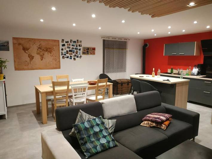 Location de vacances pour 4 personnes, avec terrasse à Chanac