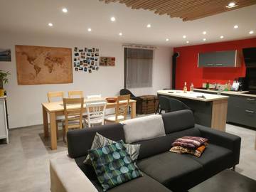Gîte pour 4 personnes, avec terrasse à Chanac