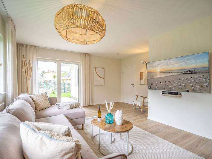 Ferienhaus für 4 Personen, mit Garten und Terrasse sowie Sauna in Ahlbeck
