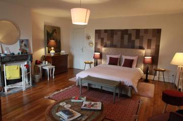 Chambre d’hôte pour 2 personnes, avec vue et jardin à Bréançon