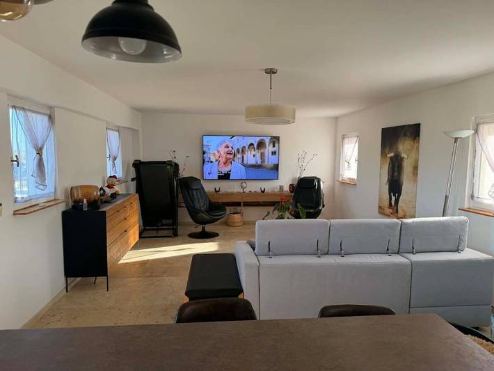 Appartement de vacances pour 6 personnes, avec Balcon ainsi que Terrasse et Vue
